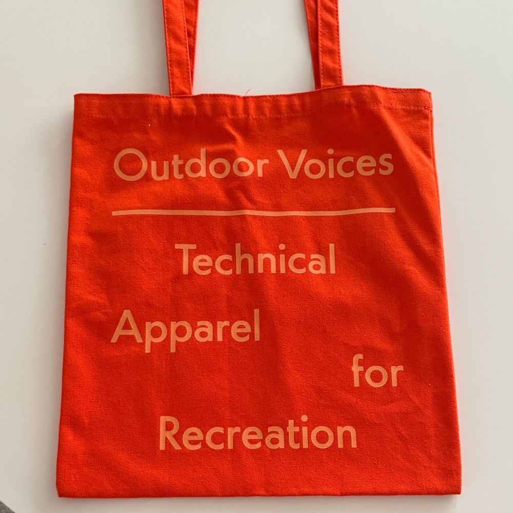 outdoor voices houston tote bag